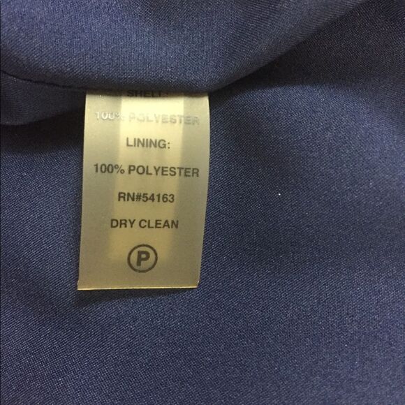 Marc New York Tan Black & Blue Satin Ombré Dress 8 - Picture 7 of 7